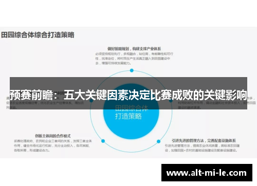 预赛前瞻：五大关键因素决定比赛成败的关键影响